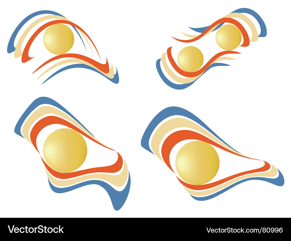 Set of logotypes Vector Image