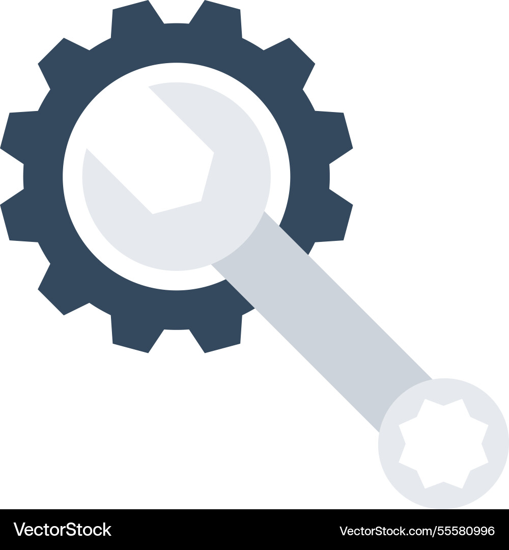 Technical service flat web icon concept Technical service flat web icon concept vector image