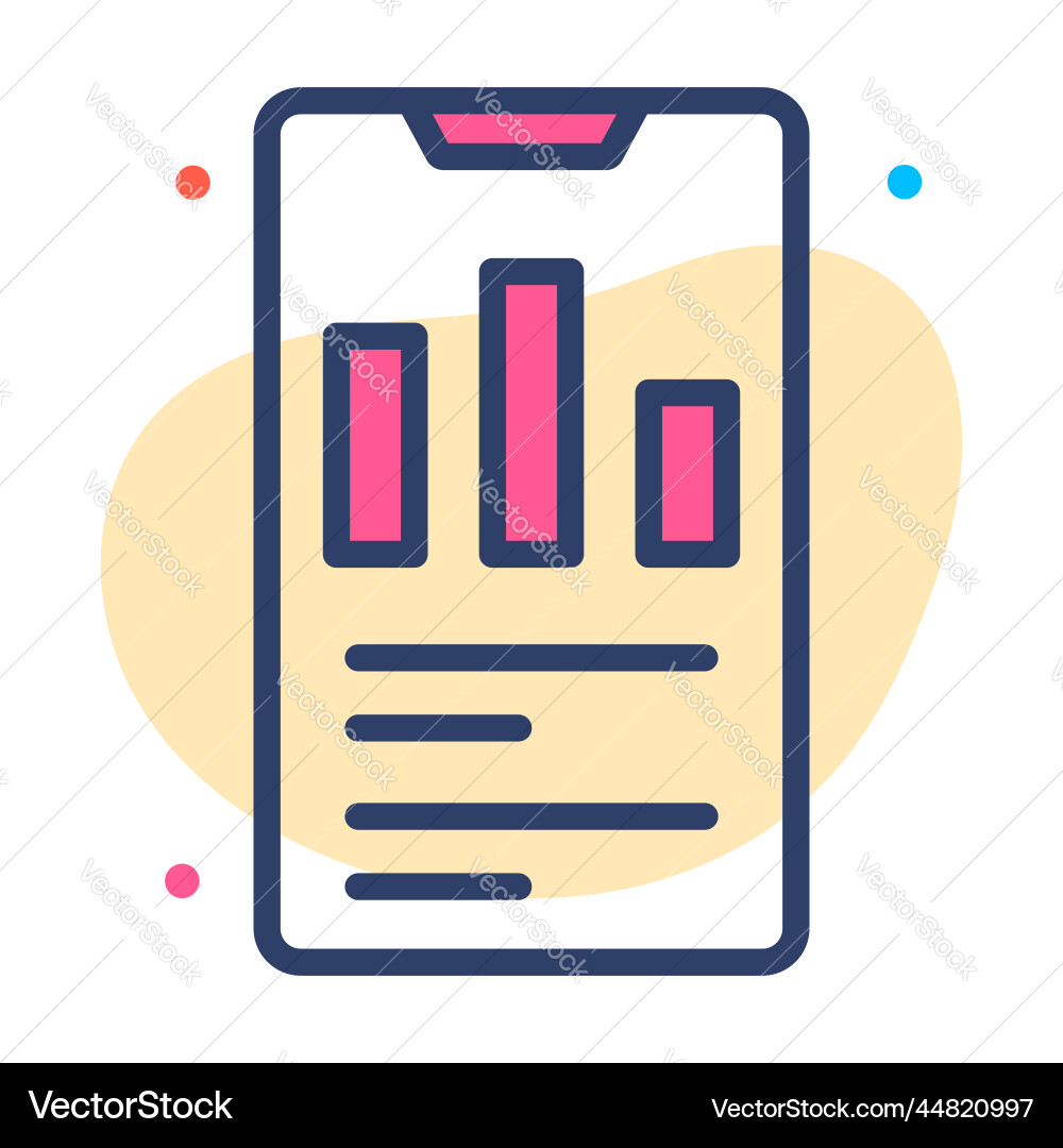 Analytics icon user interface as a simple sign Vector Image