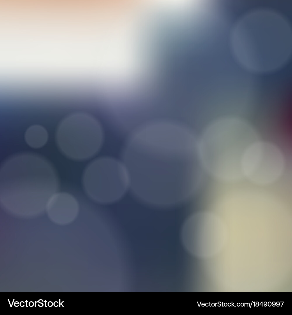 Blurred background with bokeh Vector Image