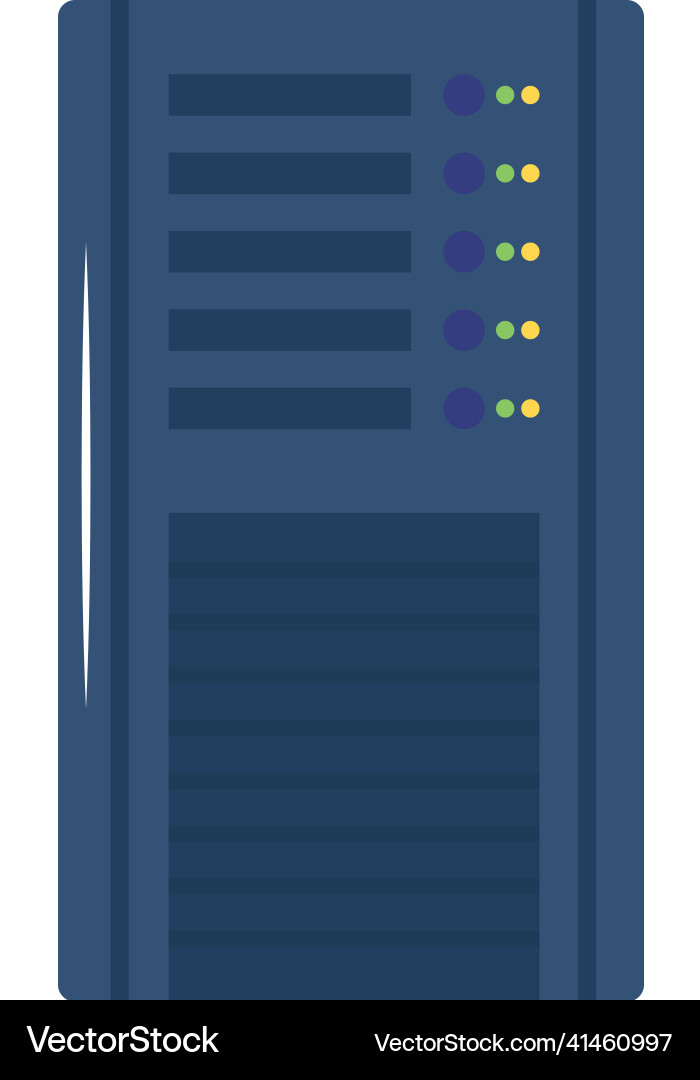 Data server rack Vector Image