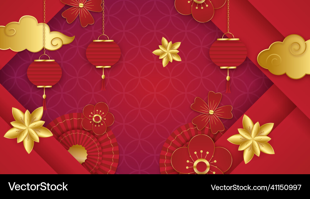 Happy chinese new year 2022 of tiger Happy chinese new year 2022 of tiger vector image
