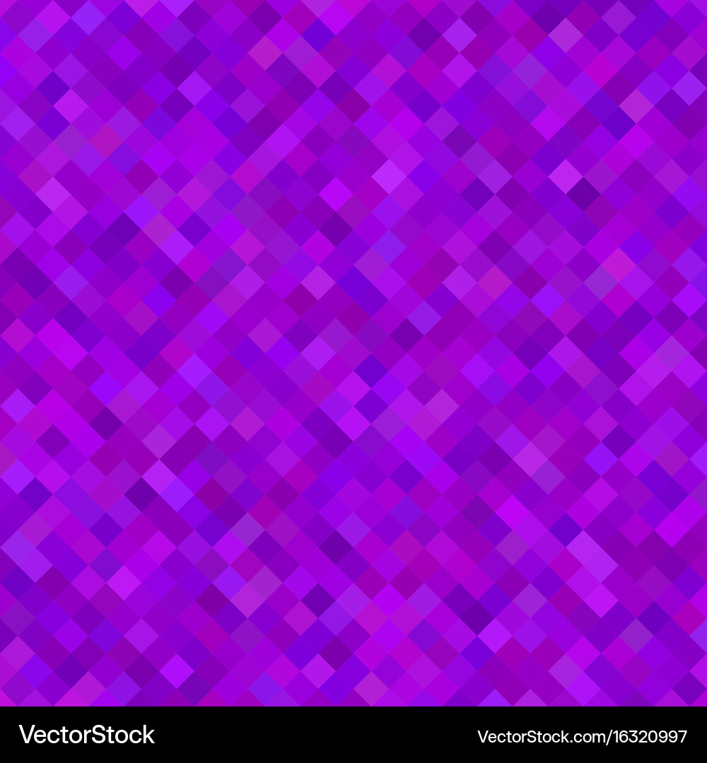 Purple diagonal square pattern background Vector Image