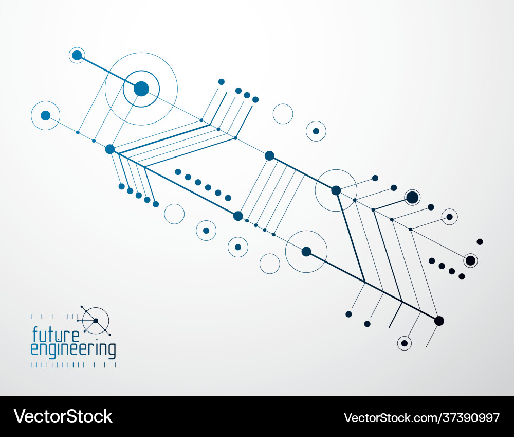 Technical plan abstract engineering draft for use Technical plan abstract engineering draft for use vector image