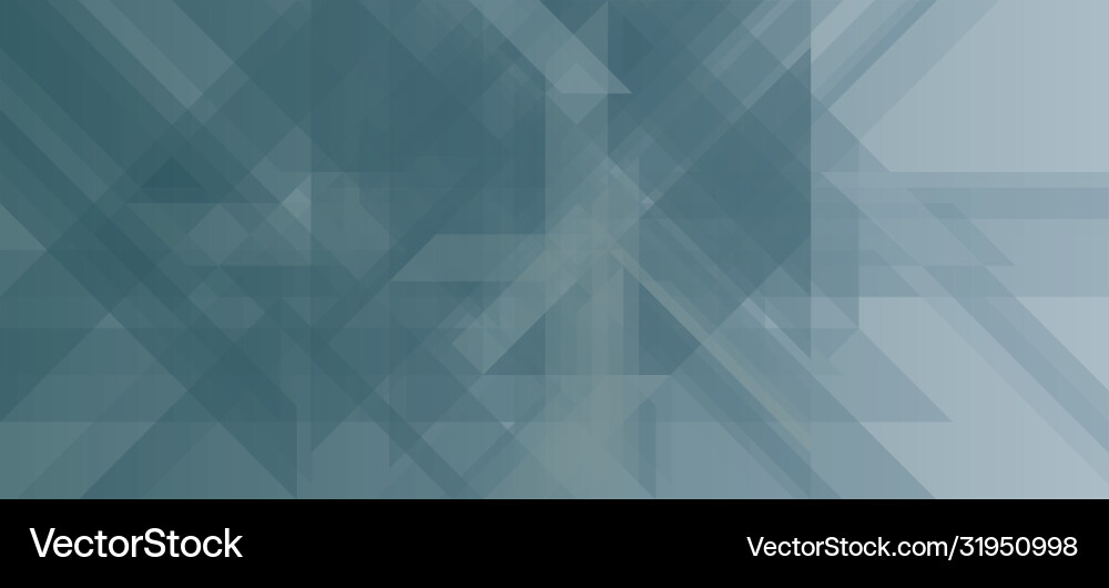 Abstract geometric banner with triangular pattern Vector Image
