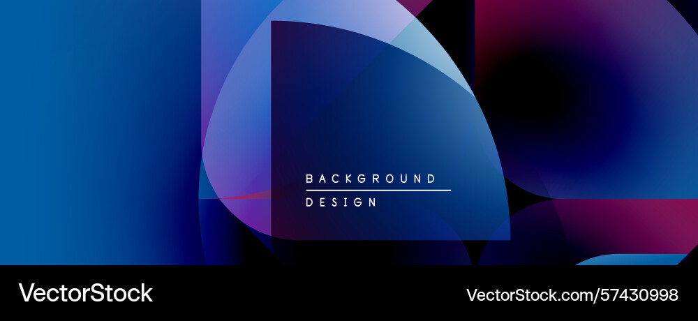 Abstract geometric shapes overlap creating Abstract geometric shapes overlap creating Vector Image