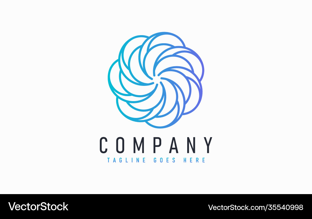 Abstract modern logo design based from circular Abstract modern logo design based from circular vector image