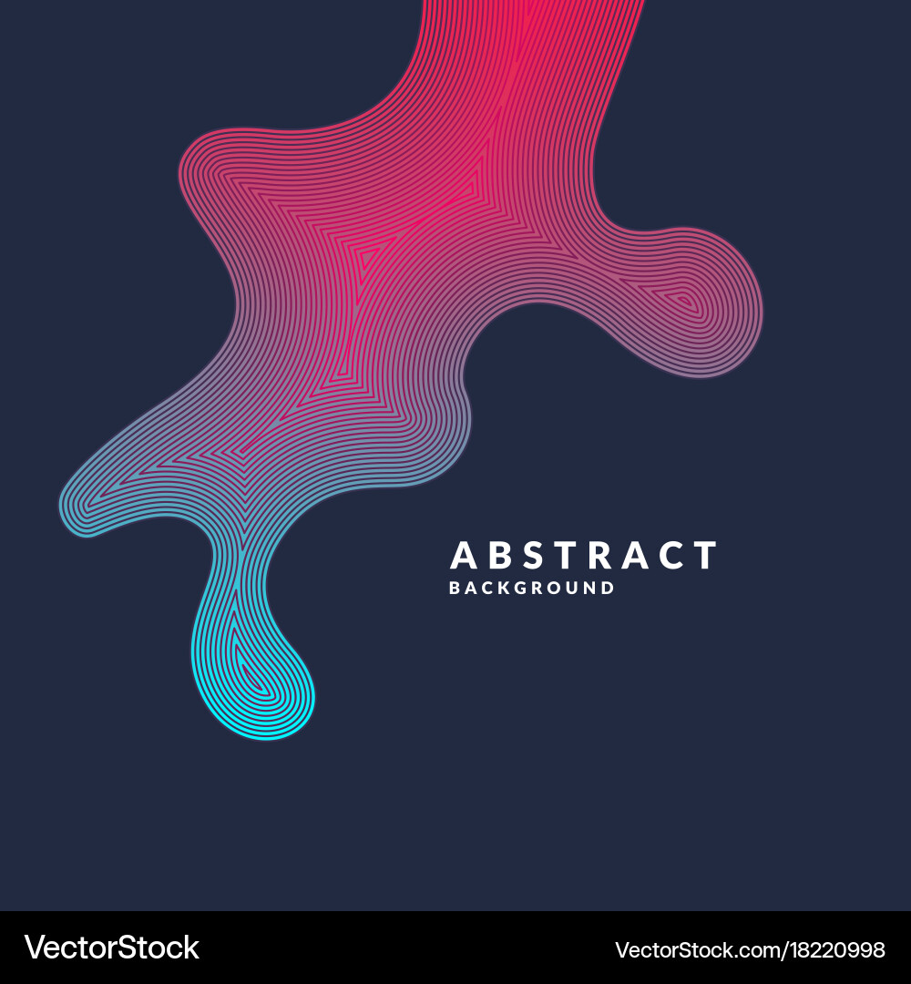 Bright abstract background with a dynamic waves vector image