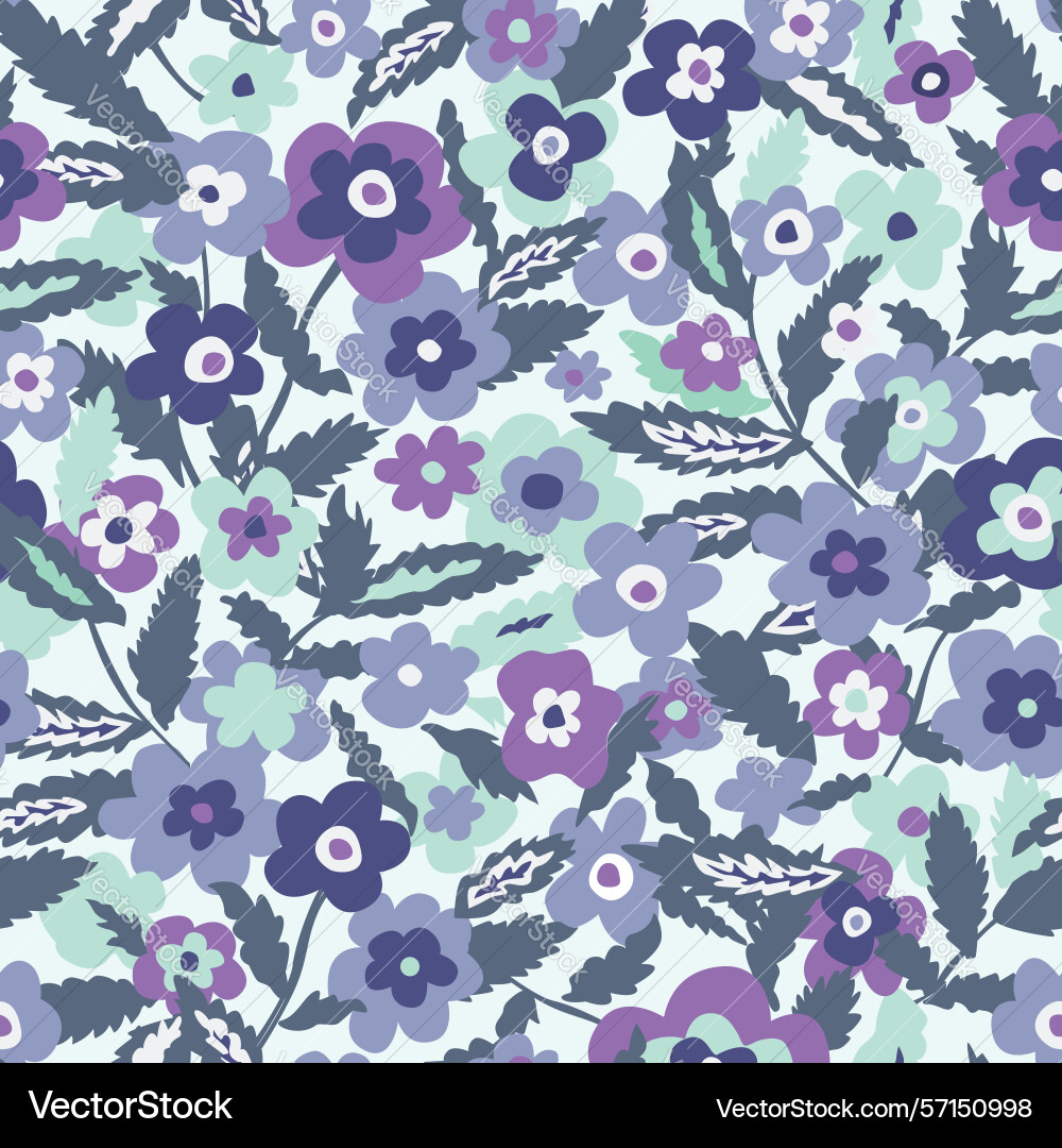 Floral seamless pattern flower background Floral seamless pattern flower background Vector Image