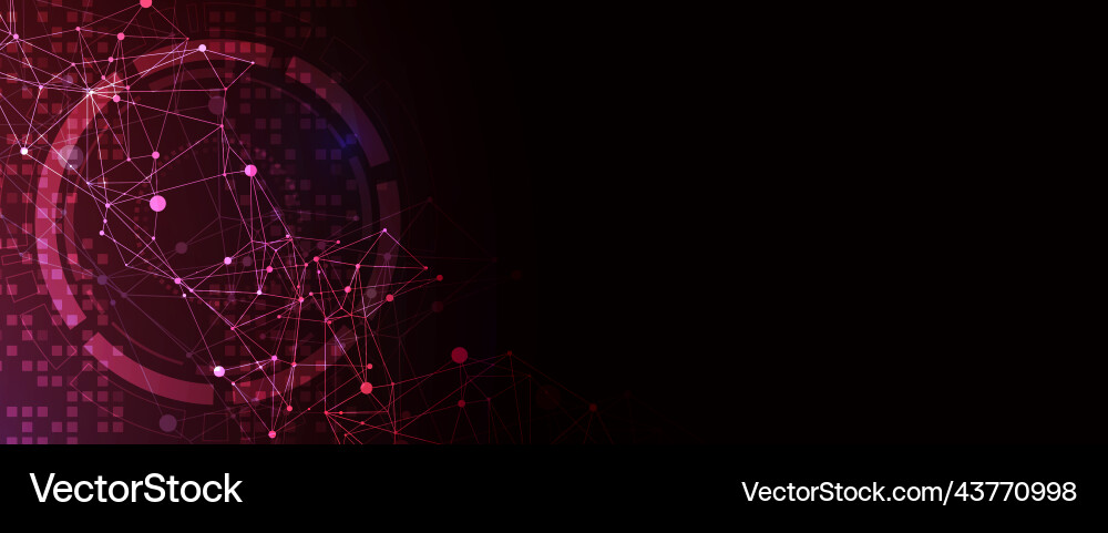 Wireframe background with plexus effect Wireframe background with plexus effect vector image