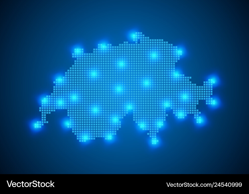 Abstract blue background with map internet line Abstract blue background with map internet line vector image