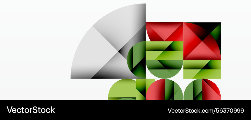 Abstract geometric composition shapes overlap Abstract geometric composition shapes overlap vector image