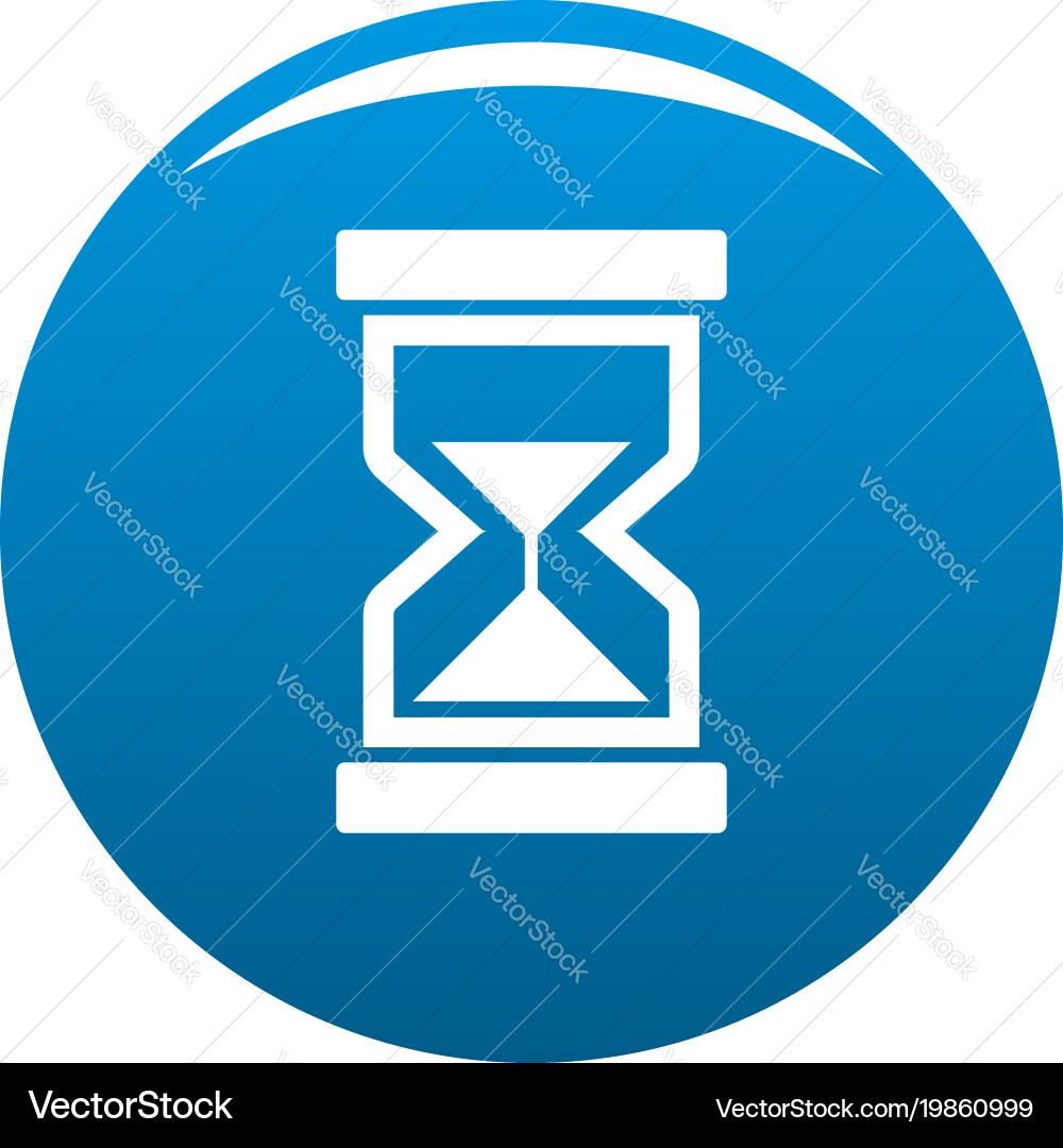 Cursor loading element icon blue Vector Image