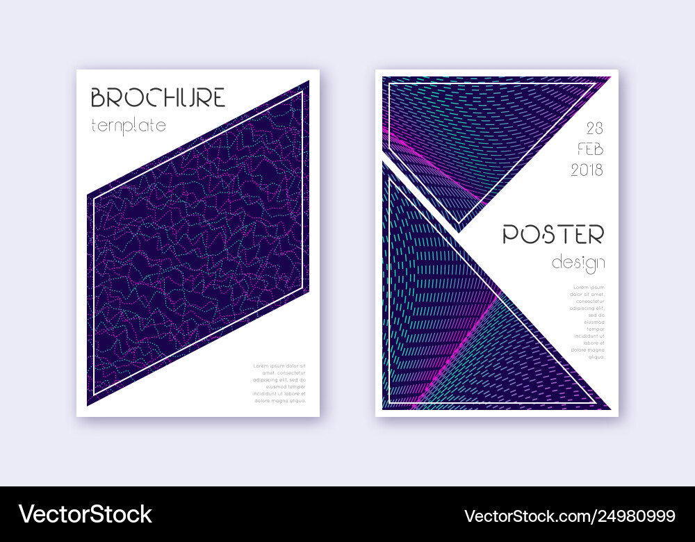 Dreieck Abdeckung Design Vorlage gesetzt neon abstrakt Dreieck Abdeckung Design Vorlage gesetzt neon abstrakt vektorbild