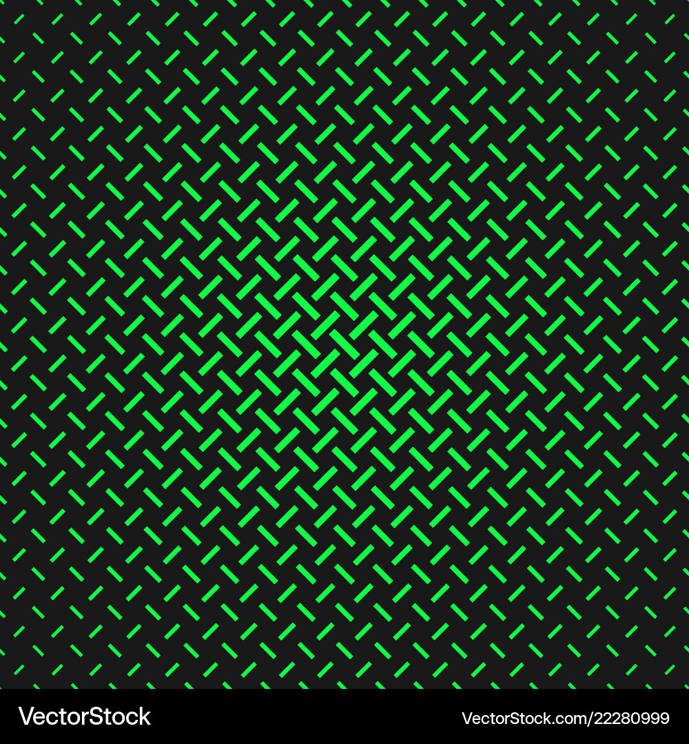 Green simple halftone line pattern background vector image