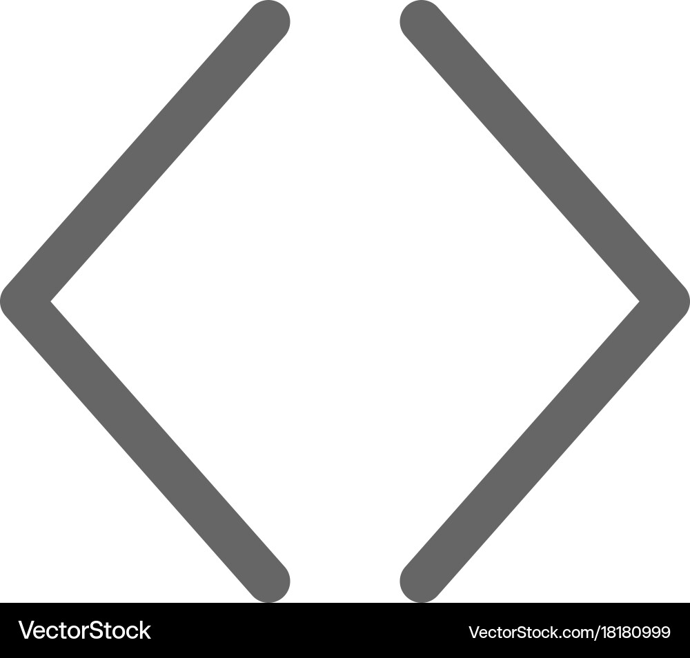Pointer arrow in modern flat style button Vector Image