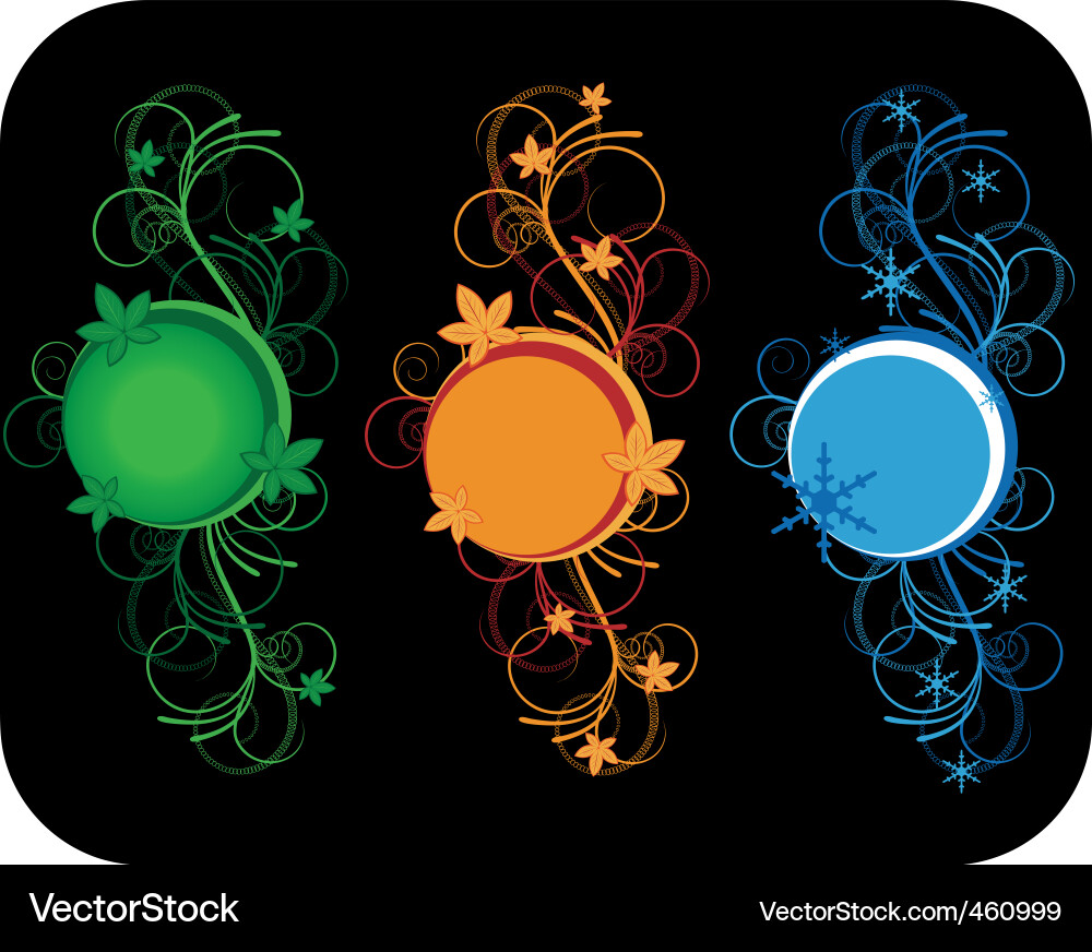 Set buttons Vector Image