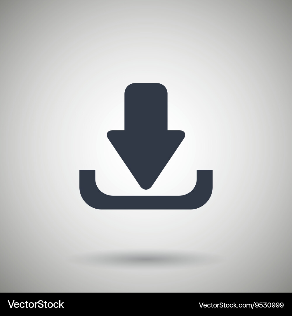 Upload arrow design vector image