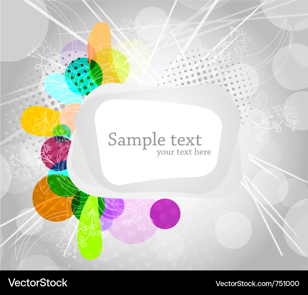 Abstract colorful background Vector Image