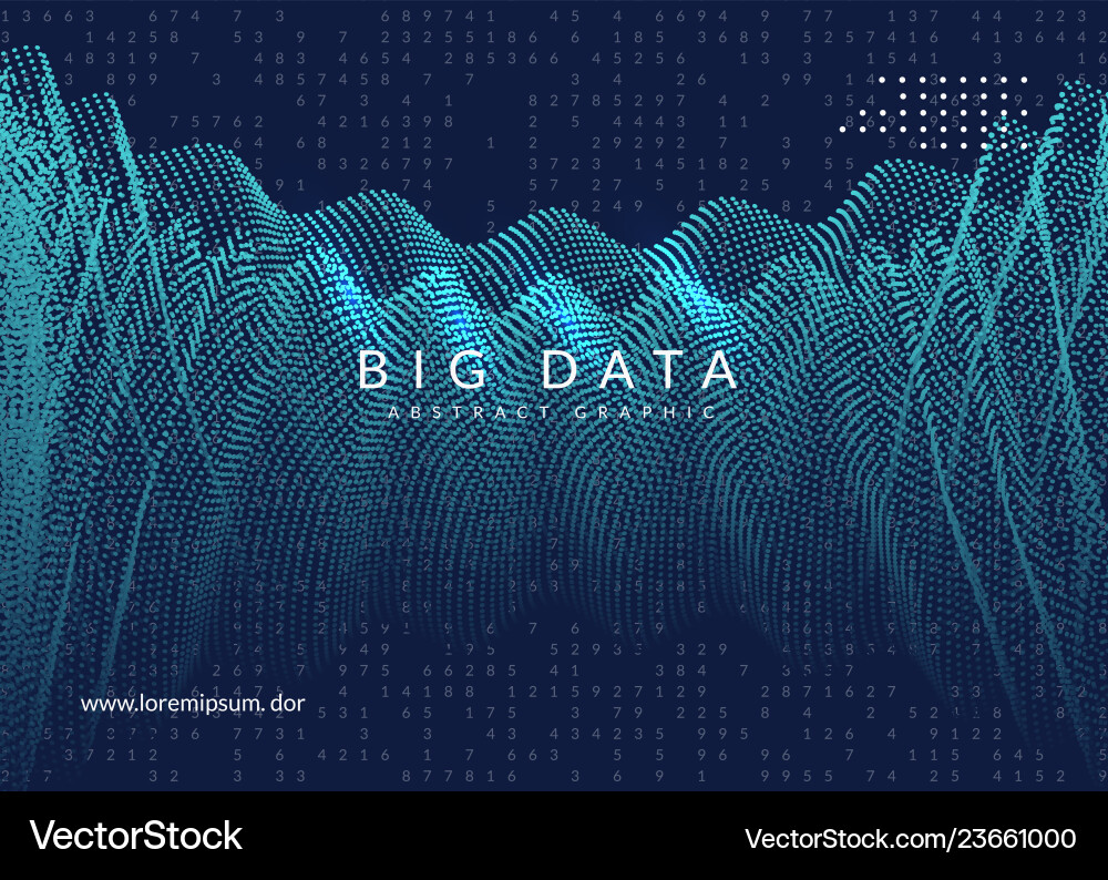 Big data background technology for visualization Big data background technology for visualization vector image