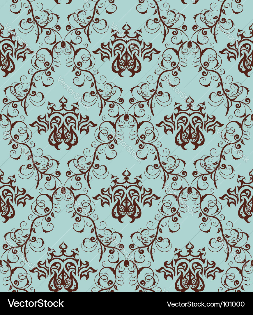 Damask pattern Vector Image