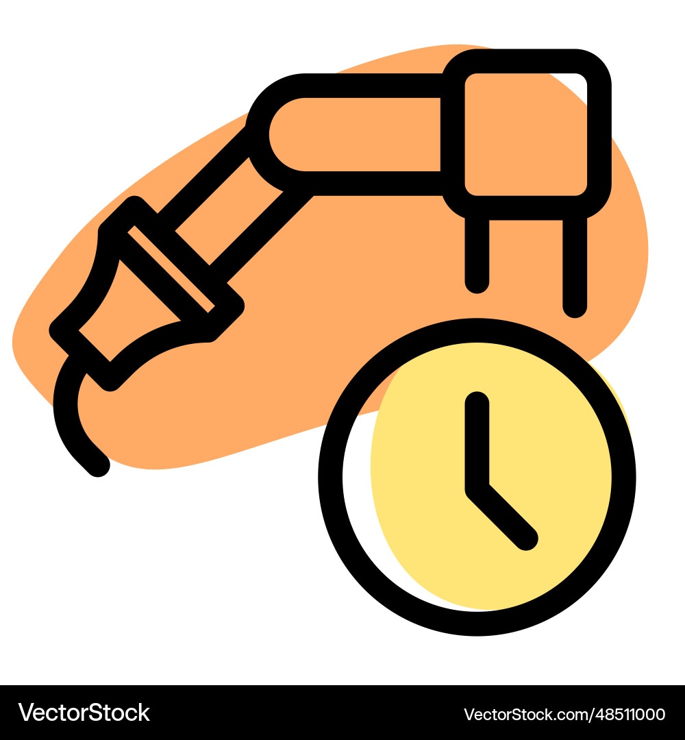 Faster device to handle repeated work quickly vector image