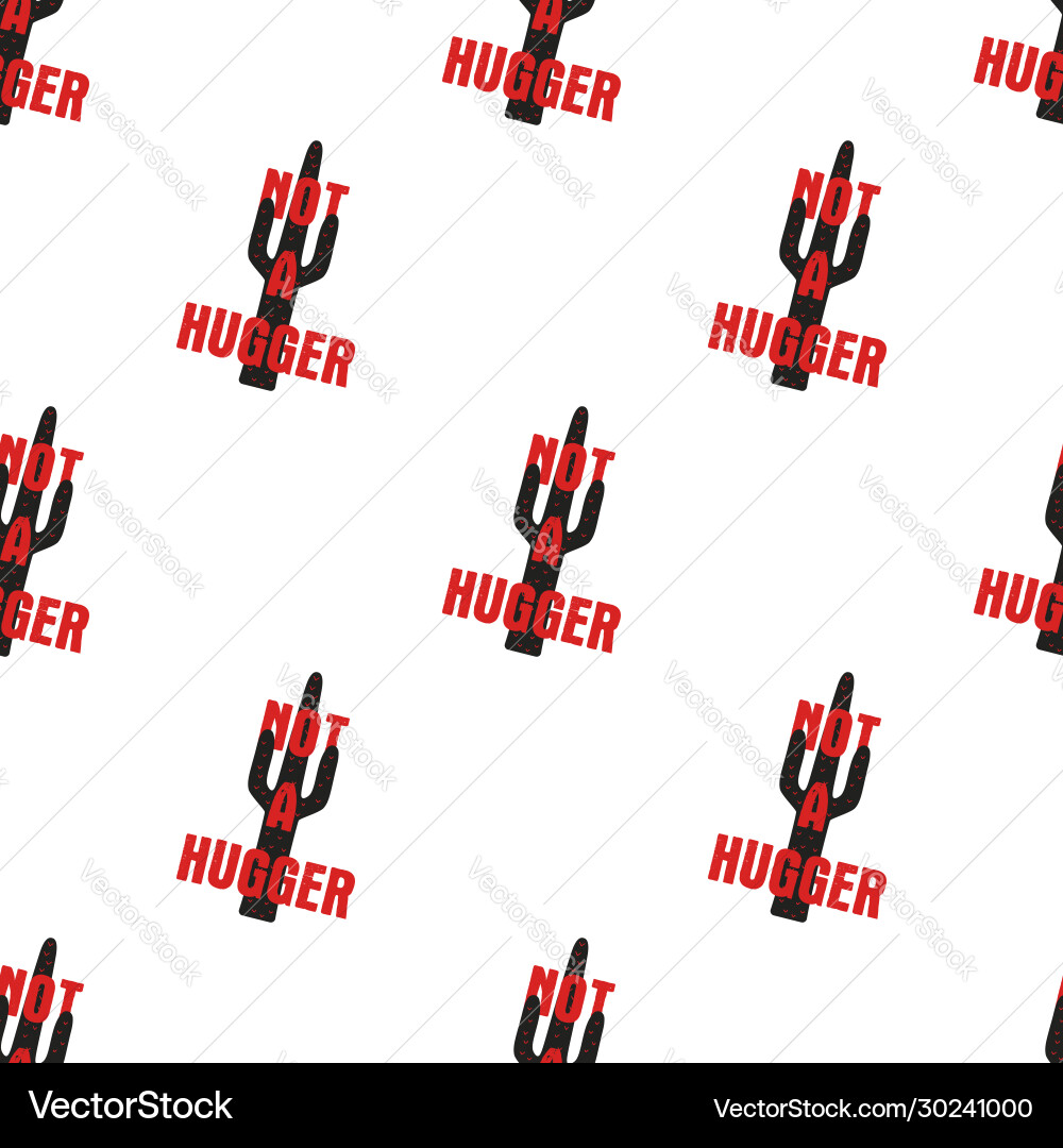 Funny valentines day typography seamless pattern Vector Image
