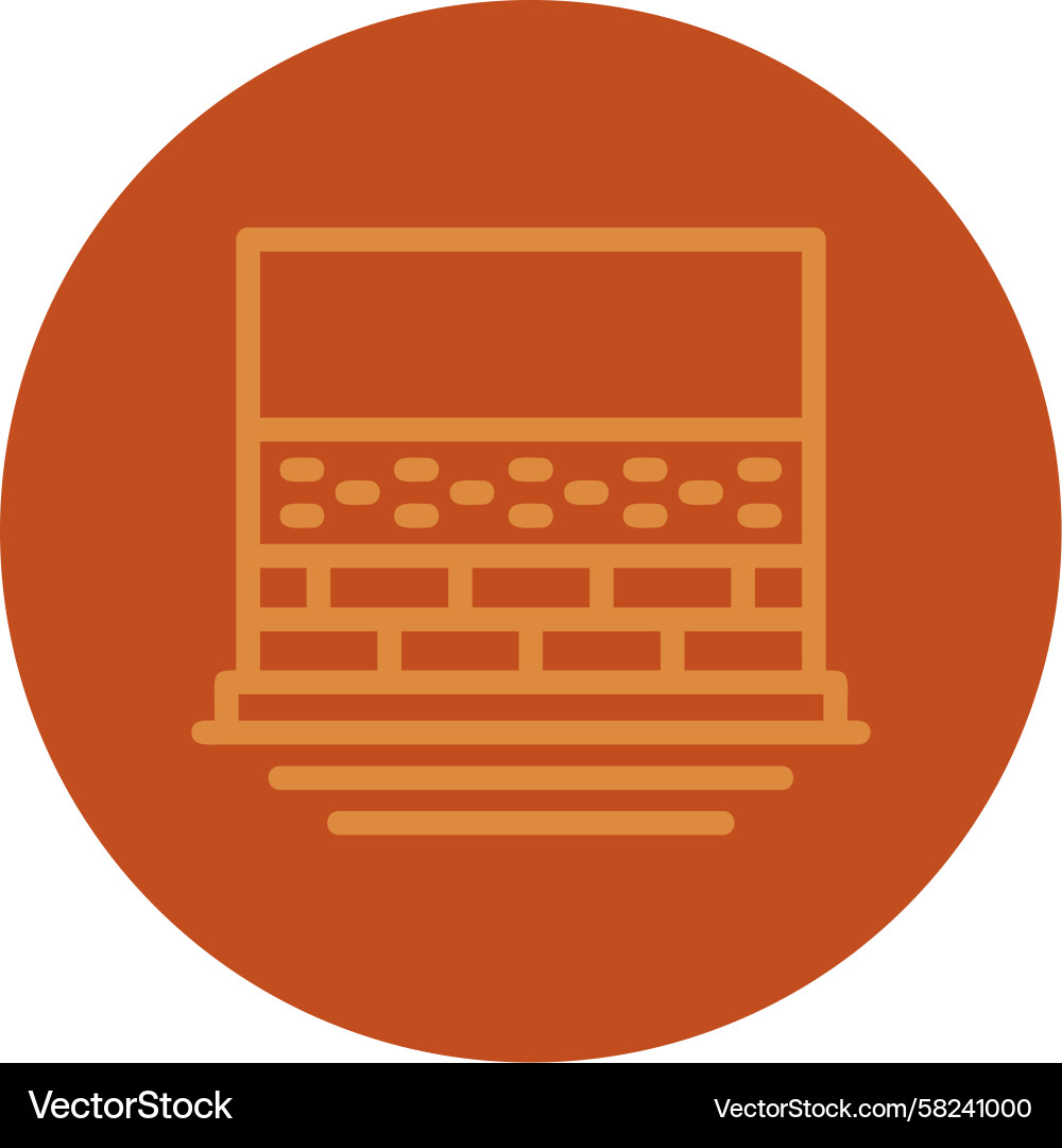 Insulation Line Icon Vector Image