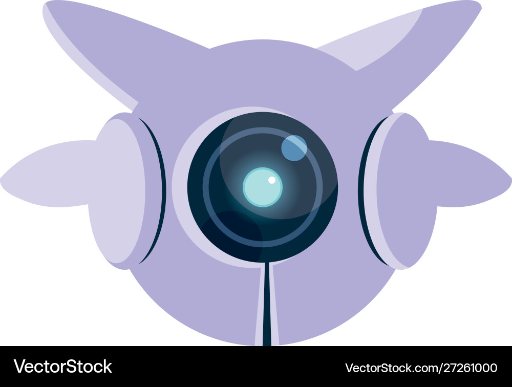 Isolated technology robot design Vector Image