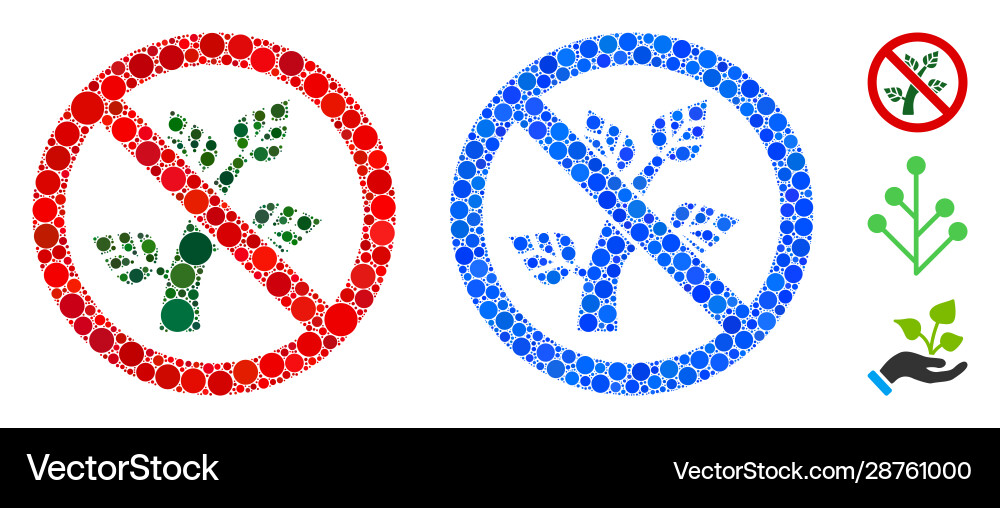 No botany composition icon circle dots No botany composition icon circle dots vector image