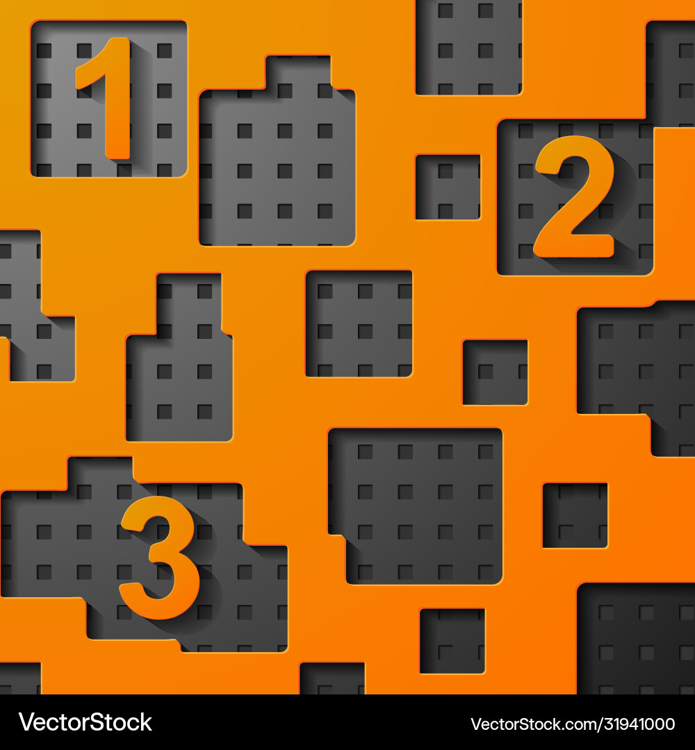 Round 3d pointers for first second and third place vector image