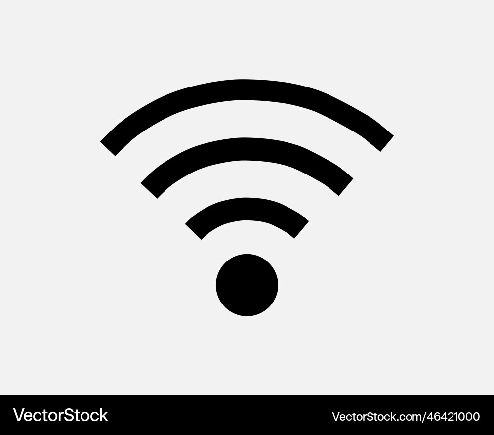 Wifi signal icon Wifi signal icon vector image