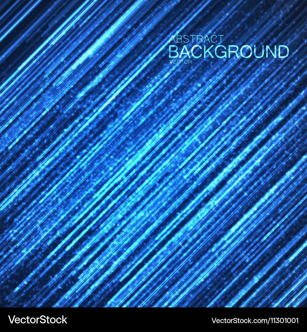 Background with glowing random lines vector image