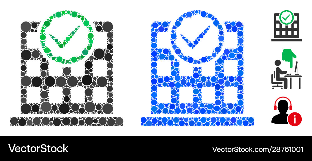 Office use only composition icon circle dots Office use only composition icon circle dots vector image
