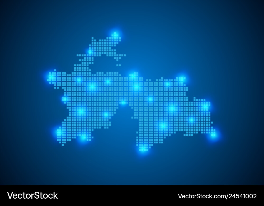 Abstract blue background with map internet line Abstract blue background with map internet line vector image