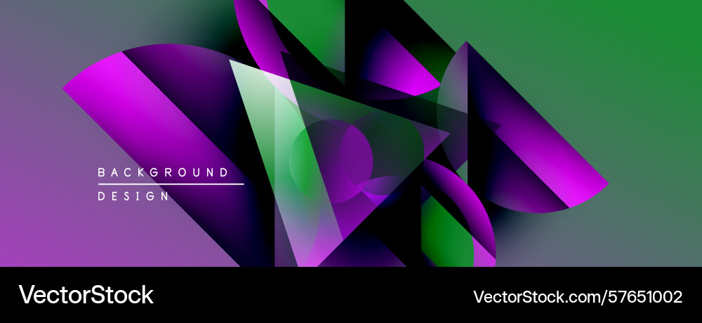 Abstract geometric shapes overlap creating Abstract geometric shapes overlap creating Vector Image
