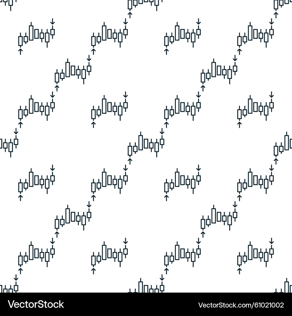 Cryptocurrency Trading Chart Pattern – Royalty-Free Vector | VectorStock