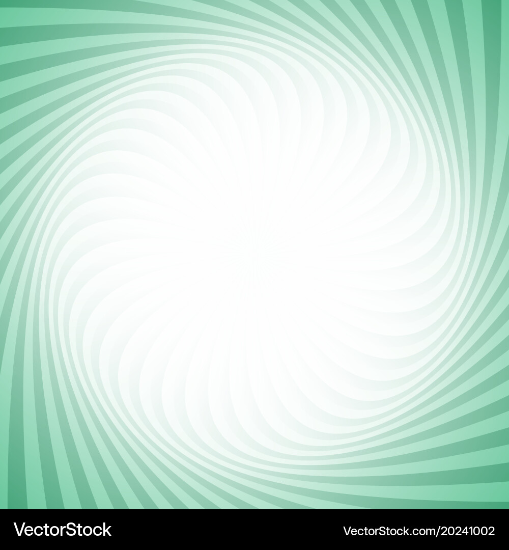 Geometric swirl background from twisted rays vector image