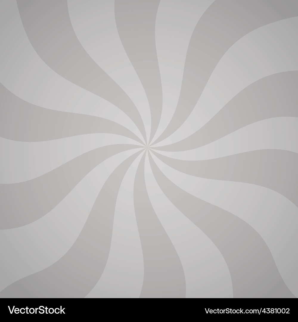 Gray background with twisted curves Vector Image