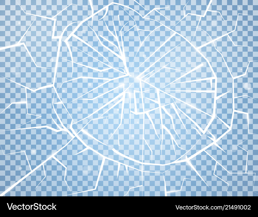 Ice texture on transparent background realistic Ice texture on transparent background realistic vector image