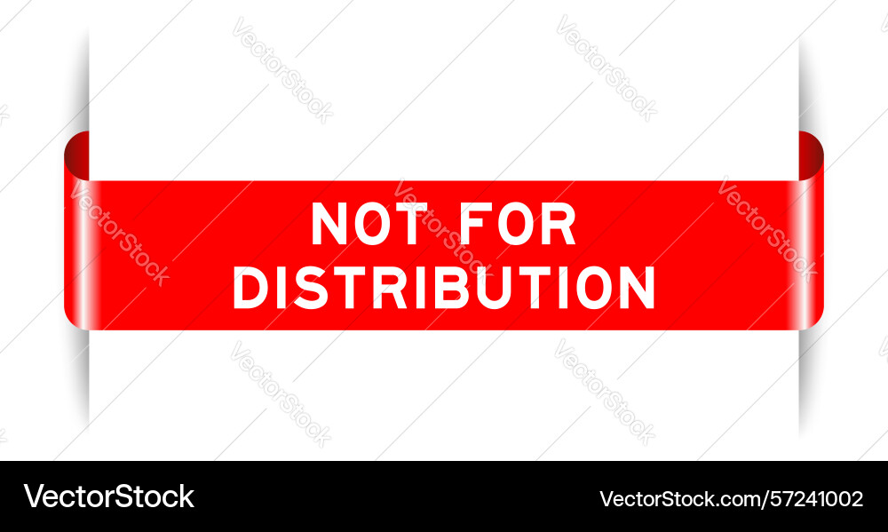 Red color inserted label banner with word Red color inserted label banner with word Vector Image