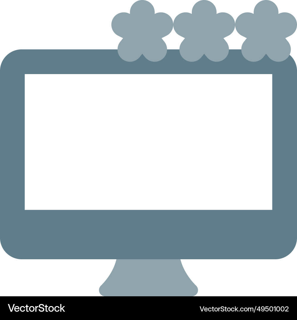 Required code for accessing desktop or account vector image