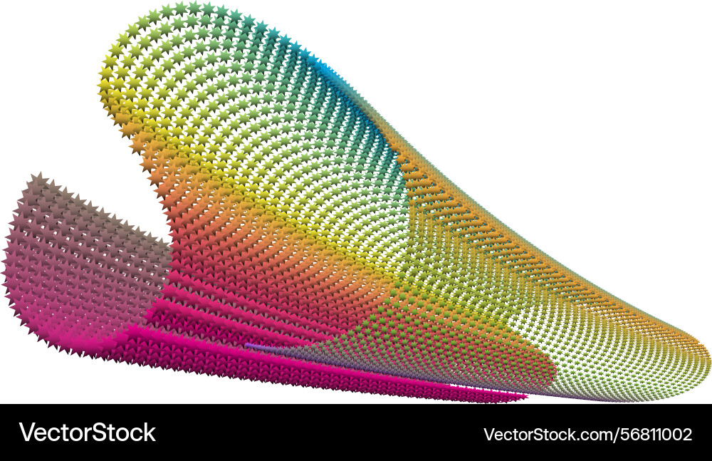 Visual structure resembles a wave Visual structure resembles a wave Vector Image