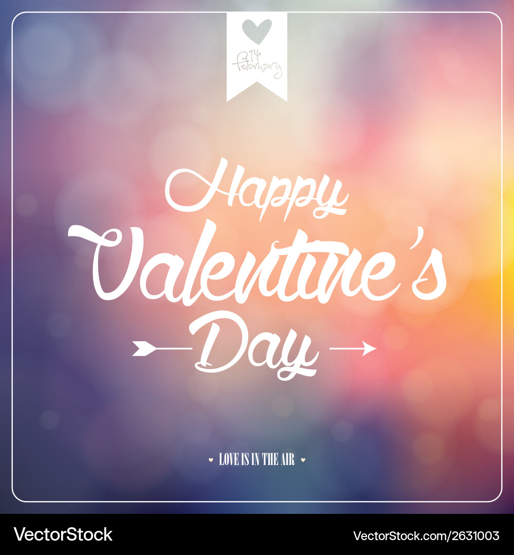 Abstract love background with some special objects vector image