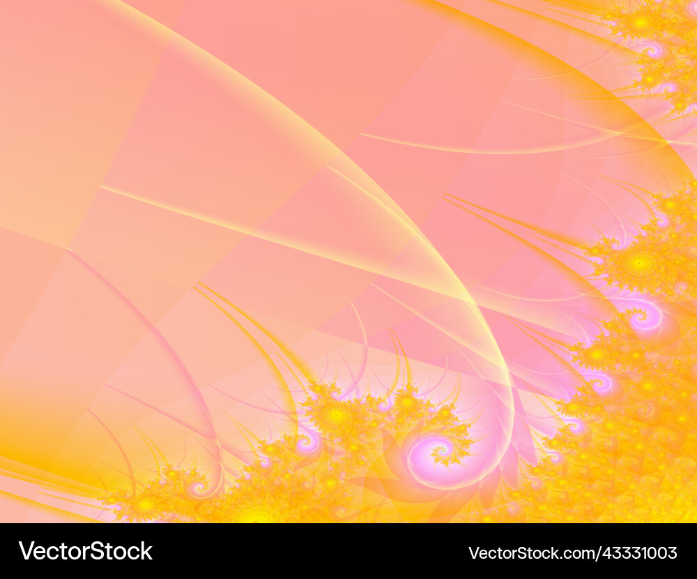 Abstract pink yellow line pattern color graphics Vector Image