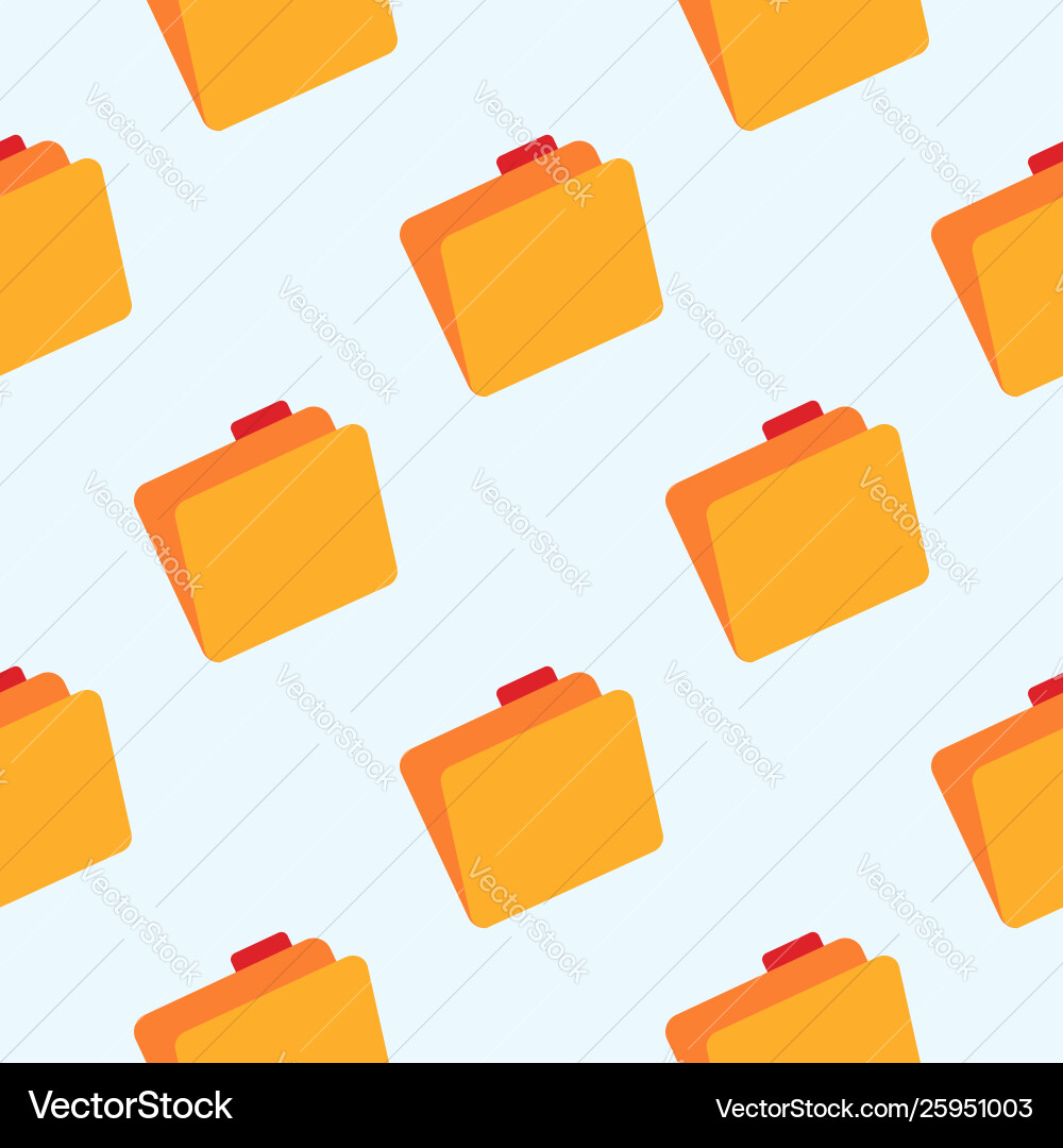 Folder symbol seamless pattern icon Folder symbol seamless pattern icon vector image