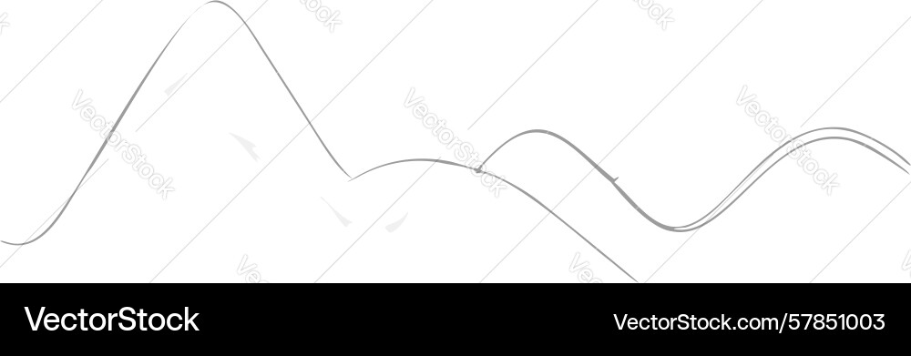 Minimalist abstract line graph for simple data Vector Image