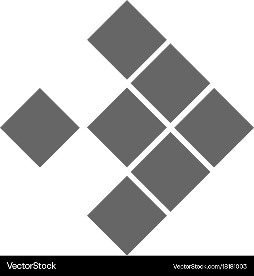 Pointer Pfeil im modernen flachen Stil Knopf vektorbild