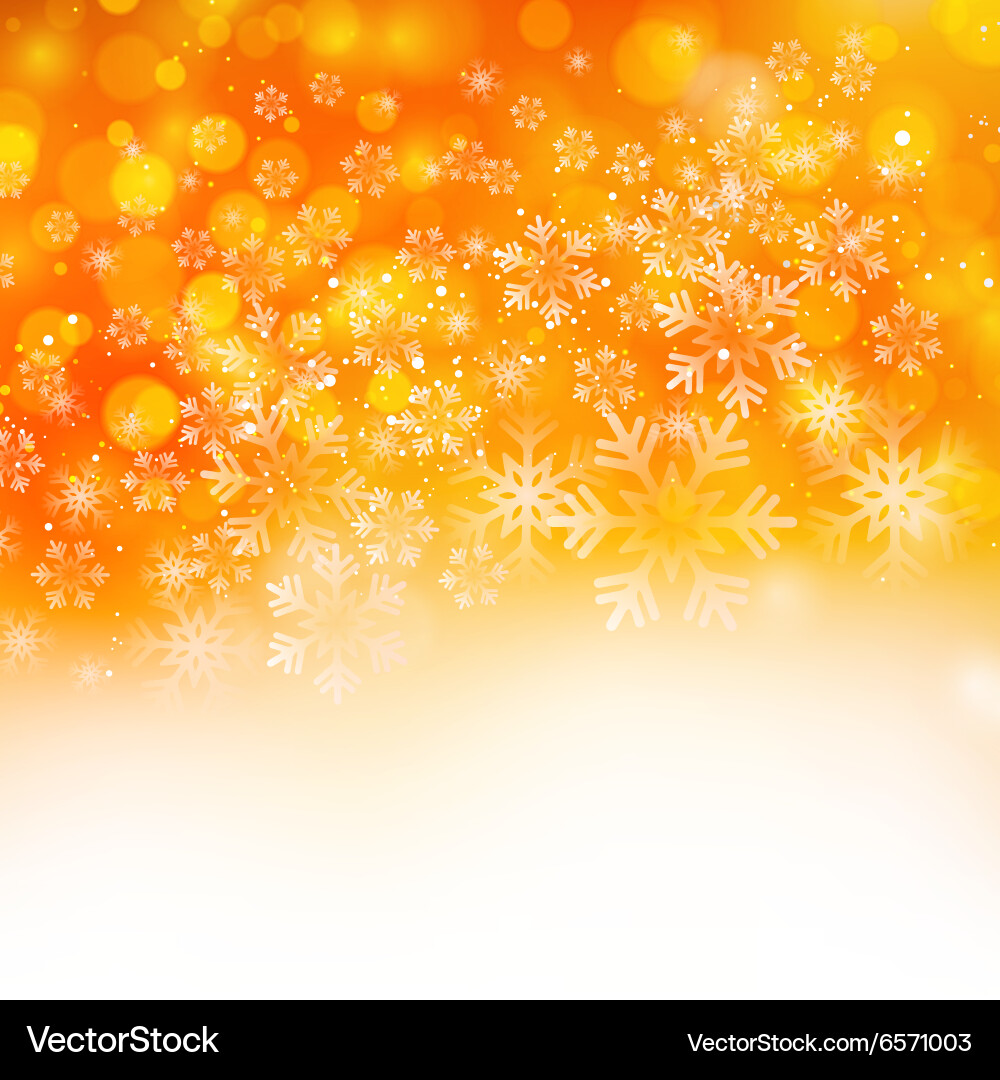 Snowflake Christmas Background Vector Image