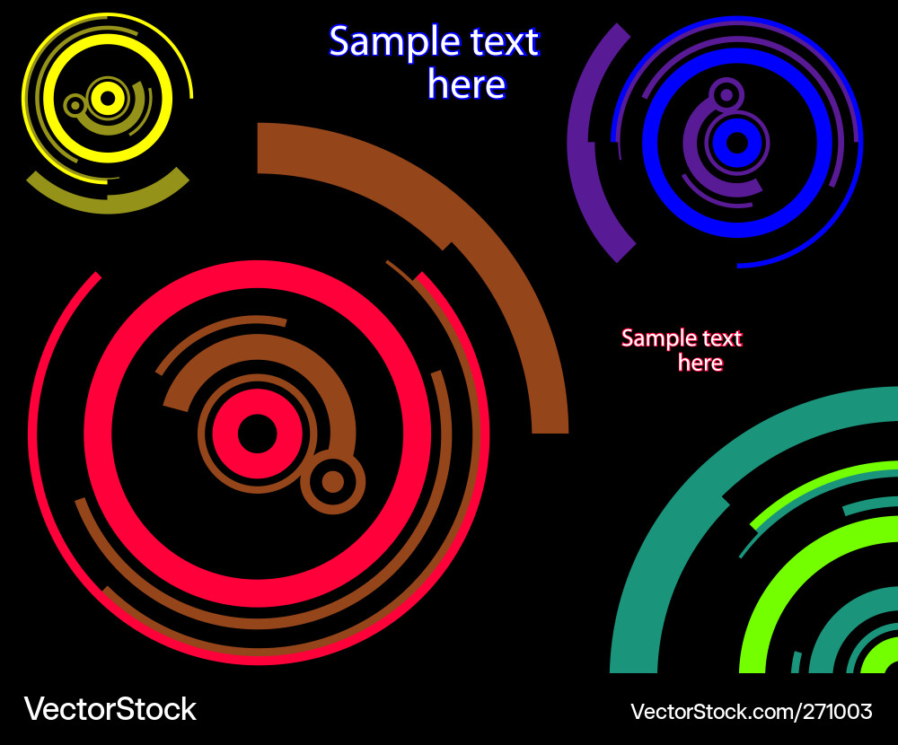 Technology abstract pattern vector image